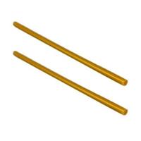 NEW LEGO 2x Technic Hose Rigid 3mm d. 16L 12.8cm 100758 75c16 Pearl / Warm Gold