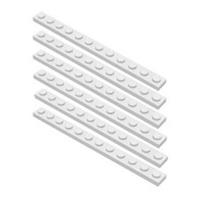 NEW LEGO Parts 6x 1x12 Plate 60479 White Star Wars City Train Creator Space