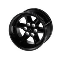 Set of 4 Lego Technic Rim 56x34 Black with 6 Pin Holes Wheel 6284703 51150 15038