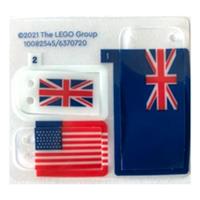 NEW LEGO Flag Sheet 6370720 Union Jack USA Australia For LEGO Set Titanic 10294