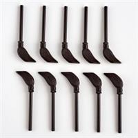 10 LEGO Witch Brooms Dark Brown 6315678 4332 Wicked Harry Potter