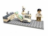 LEGO City - Dentist Room Diorama - Lego Dentist Minifigure - Choose Hair Colour