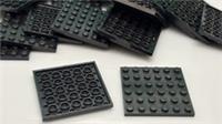 LEGO Plate 6x6 3958 Black From The Phantom Menace Set 40676 - 10 Pieces NEW