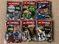 LEGO 6 NINJAGO FOIL PACKS NEW SEALED LIMITED EDITION POLYBAGS ZANE LLOYD ETC