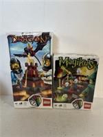 2 x LEGO Brand New Retired Games - Magikus 3836 & Lava Dragon 3838 - BNIB