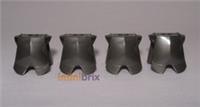 4x Lego Armour 2587 / 33468 Titanium Metallic Breast Plate for Uruk-hai Orcs NEW