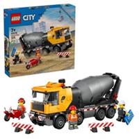 LEGO City Cement Mixer Truck Toy Educational Construction Site Vehicle Model...