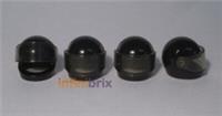 4x Lego Motorcycle / Space Helmets 30124 Black + Visors NEW 4298619