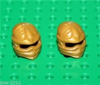 Lego 2x Ninjago Pearl Gold Wrap, Headgear (98133) NEW!!!