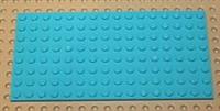 LEGO Medium Azure Plate 8x16 NEW!!!