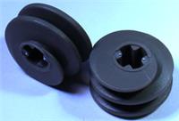 Lego 2x Technic Dark Bluish Grey Gear Worm Screw Short (27938) NEW!!!