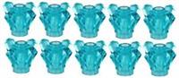 Lego 10x Transparent Light Blue Rock 1x1 Crystal 4 point (11127) NEW