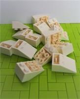 Brand New White Lego Inverted Slopes 2x3 - 3747