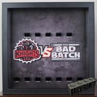 Display frame to display Lego Star Wars Bad Batch v Knights of Ren
