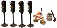 Lego Traffic Lights Signals & roadworks accessories NEW!!!