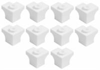 Lego 10x White Brick Arch 2x2 Corner (38585) NEW!