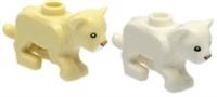 Lego 2x Baby Lion Tan & White (77307) NEW!!!
