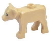 Lego Tan Calf, Baby Cow (1568pb01) NEW!!!