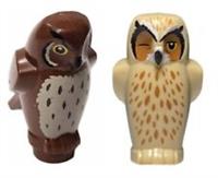Lego 2x Owl Tan & Reddish Brown NEW!!!