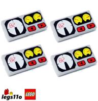 LEGO x4 Cockpit Control Panel Speedometer & Dials Tile NEW 50290 / 3069