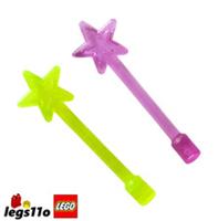 LEGO 6124 / 28681 - Pack of 1x 2x - NEW Magic Wand Star Sparkler - Accessory