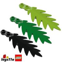 LEGO 6148 Pack of 1x 2x 4x - Palm Tree Leaf 8x3 NEW