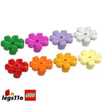 LEGO 4367 / 32606 Pack of 1x 2x 4x 8x - Flower with 7 Petals & Pin Shaft NEW