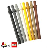 LEGO 28921 / 63965 - Pack of 1x 2x 4x - NEW Bar Stick Staff 6L with Stop 4.8cm