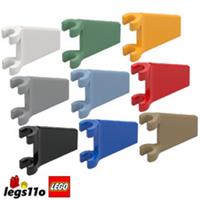 LEGO 80324 / 44676 - Pack of 1x 2x 4x - NEW Flag 2x2 Angled with Clips