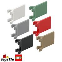 LEGO 2335 / 11055 / 80326 Pack of 1x 2x 4x - Flag 2x2 Square with Clips NEW
