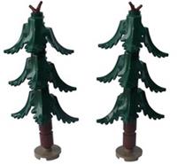 Lego 2x Dark Green Pine Tree NEW!!!