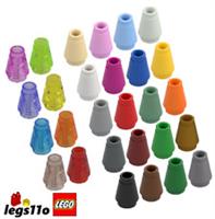 LEGO 59900 / 4589 / 28701 - Pack of 1x 2x 4x 8x 12x - NEW Cone Brick 1x1