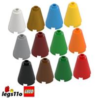 LEGO 3942 / 14918 - Pack of 1x 2x 4x - NEW Cone Brick 2x2x2