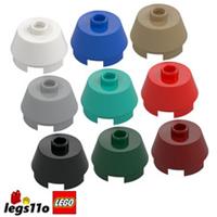 LEGO 98100 NEW Brick 2x2 Round Truncated Cone - Pack of 1x 2x 4x