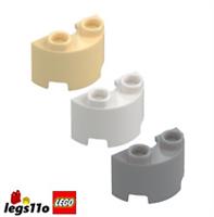 LEGO 68013 - Pack of 1x 2x 4x - NEW Cylinder Half 1x2 - choose colour