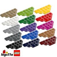 LEGO 2419 / 43127 - Pack of 1x 2x 4x - NEW Wedge Plate 3x6 with 45 Cut Corners