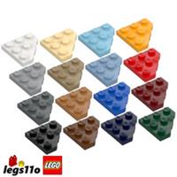 LEGO 2450 - Pack of 1x 2x 4x 8x - NEW Wedge Plate 3x3 Corner - choose colour