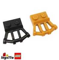 LEGO 92692 - Pack of 1x 2x 4x - NEW Plate 1x2 with Angled Bar Handles