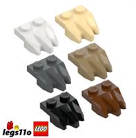 LEGO 27261 - Pack of 1x 2x 4x 8x - NEW Plate 1x2 with 3 Claws Rock Fingers