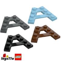 LEGO 15706 - Pack of 1x 2x 4x - NEW Wedge Plate 1x4 A-Frame 45