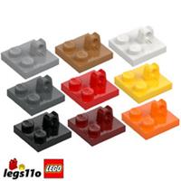 LEGO 53968 / 92582 - Pack of 1x 2x 4x - NEW Hinge Plate 2x2 Locking Top Finger
