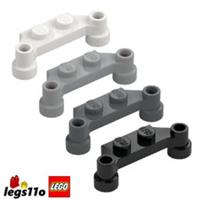 LEGO 4590 / 18624 - Pack of 1x 2x 4x 8x - NEW Plate 1x2 w. 1x4 Offset Extensions