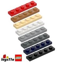 LEGO 78329 NEW Plate 1x5 - Pack of 1x 2x 4x