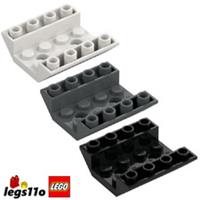 LEGO 4854 / 72454 - Pack of 1x 2x 4x - NEW Slope 4x4 Double Inverted Open Centre