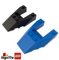 LEGO 6153 - Pack of 1x 2x 4x - NEW Slope Wedge 4x6 with Cutout