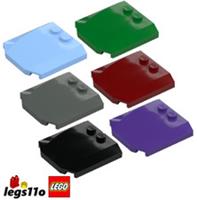 LEGO 45677 - Pack of 1x 2x - NEW Wedge 4x4 Curved Vehicle Car Bonnet