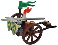 LEGO Castle Siege Cart with Green Flag NEW!!