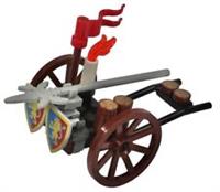 LEGO Castle Siege Cart with Red Flag NEW!!