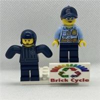 LEGO CITY Police Officer & Dog Trainer minifigure CTY1526 CTY1525 NEW FROM 60369