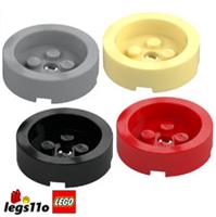 LEGO 68325 NEW Brick 4x4 Round with Recessed Centre - Pack of 1x 2x